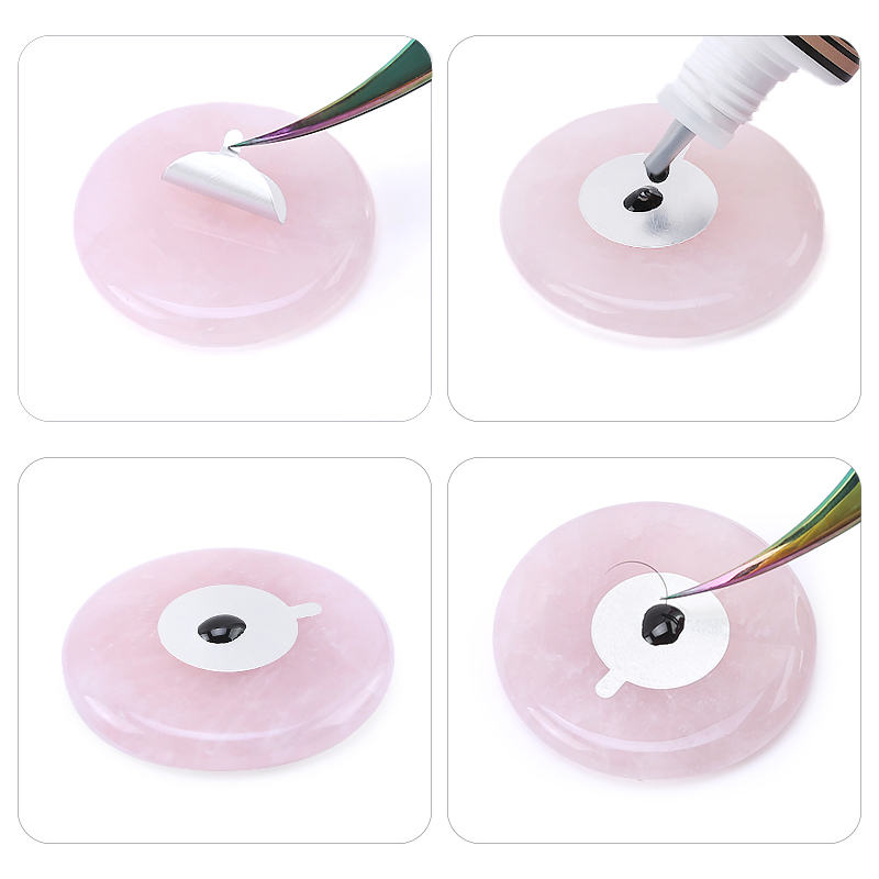 Paleta do klejenia rzęs, różow – Eyelash Extension London recenzja i cena