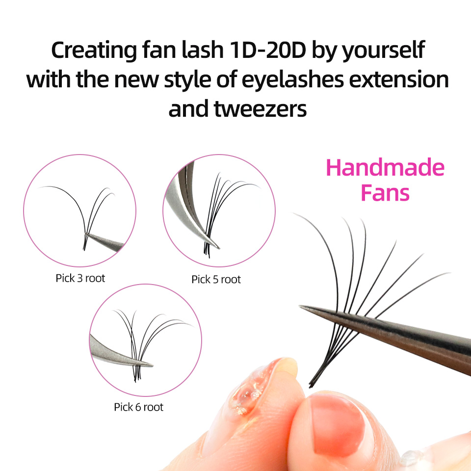 AGUUD 10 opakowań/zestaw Matow – Eyelash Extension Human Hair recenzja i cena