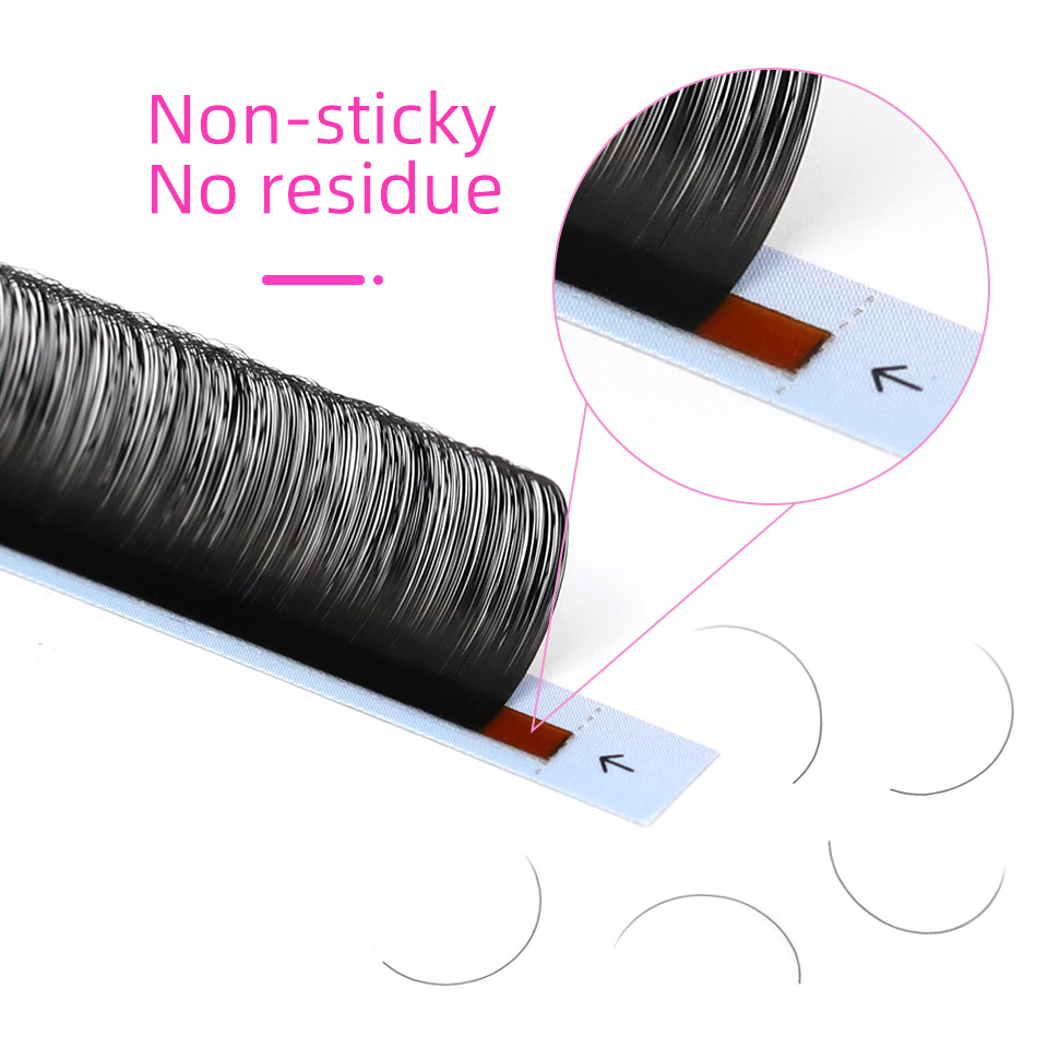 AGUUD 10 opakowań/zestaw Matow – Eyelash Extension Human Hair recenzja i cena